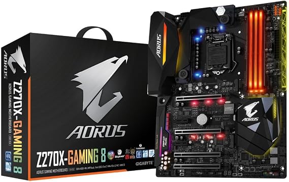 GIGABYTE AORUS GA-Z270X-Gaming 8 LGA1151 Intel Z270 2-Way SLI ATX DDR4 Motherboard