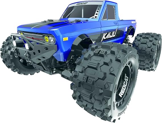 Redcat Racing Kaiju - 1:8 Scale Monster Truck RTR- 6S Ready, Blue (Kaiju-Blue)