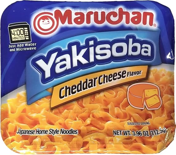 Maruchan Yakisoba Cheddar Cheese Flavor, 3.96 oz Pack of 1