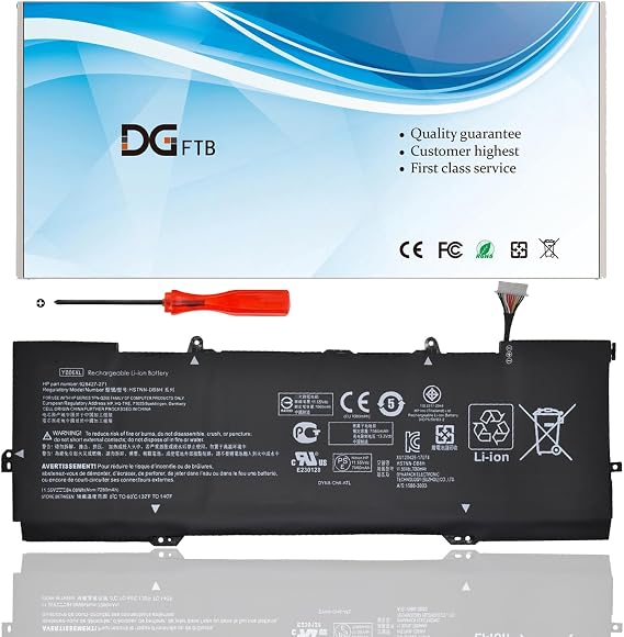 DGTECH YB06XL Laptop Battery Replacement for HP Spectre X360 15-CH 2018 15-CH000NA 15-CH000TX 15-CH004NL 15-CH005NG 15-CH012TX Series HSTNN-DB8H HSTNN-DB8V 928427-271 926372-855 YB06084XL 84.08Wh