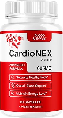 CardioNEX - Official Premium Support Advanced Formula Capsules, CardioNex Daily Multivitamin Supplement Pills All Natural for Overall Health & Wellness, 60 Capsules for 1 Month