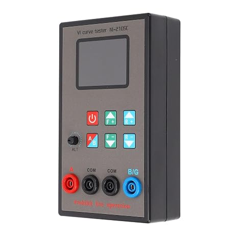 WALFRONT VI Curve Tester, Double Channel Circuit Board Tester with Color Screen, 18 Frequency Settings and 9 Impedance Levels, Rechargeable Li Battery 3000mAh for Circuit Analysis
