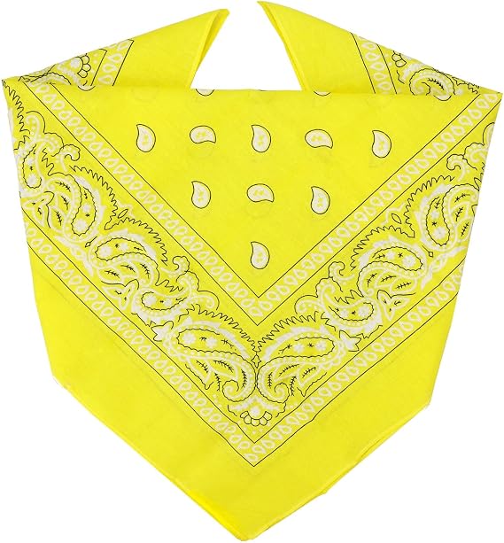 ZENO 100% Cotton & Natural Fibers Bandana Scarf - Soft, Durable, Machine Washable Unisex for Men & Women