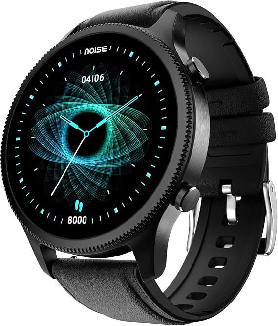 Noise Halo Premium Metallic Smartwatch, 1.43" AMOLED Display, (Classic Black)
