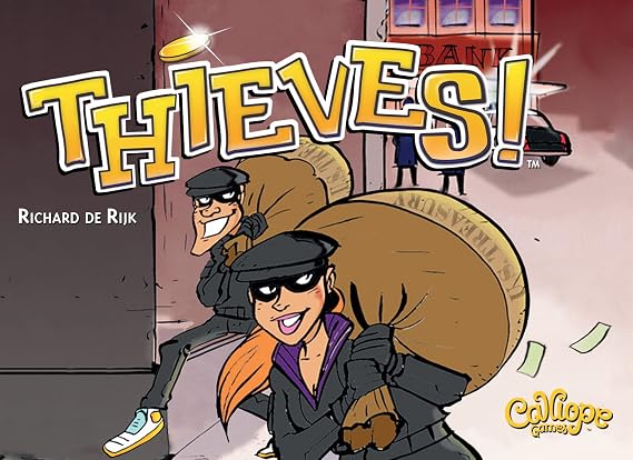 Calliope Thieves! Card Game - Pull Off the Heist of the Century - Fast Paced, Easy to Learn Family Game