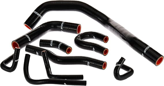 Mishimoto MMHOSE-CIV-88BK Silicone Radiator Hose Kit Compatible With Honda Civic 1988-1991 Black
