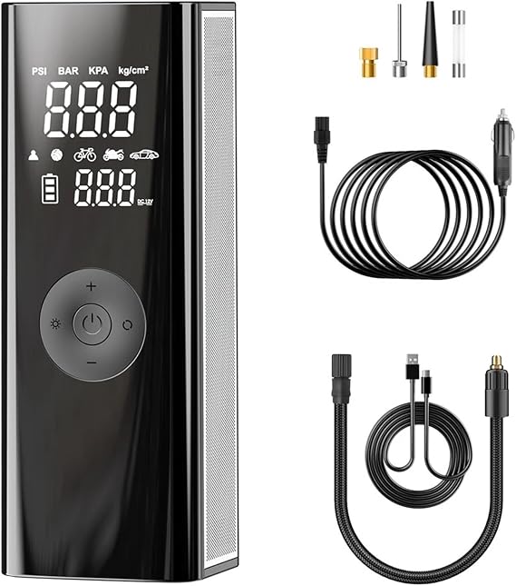 Wireless Electric Air Pump Portable Compressor 25 Cylinder Rapid Inflation Suitable For Pickup Truck SUV Travel Emergency Effortless Fast Inflation