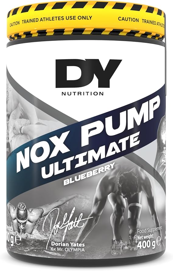 DY Nutrition NOX Pump Ultimate Pre Workout Powder (400g, 20 Serv): Extreme High-Stim Preworkout Powder - 350mg Caffeine, 5g Citrulline, 3.2g Beta-Alanine - Extreme Pump, Focus, Endurance