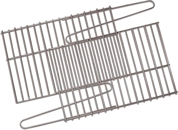 GrillPro 91250 Universal Fit Adjustable Rock Grate, Stainless Steel