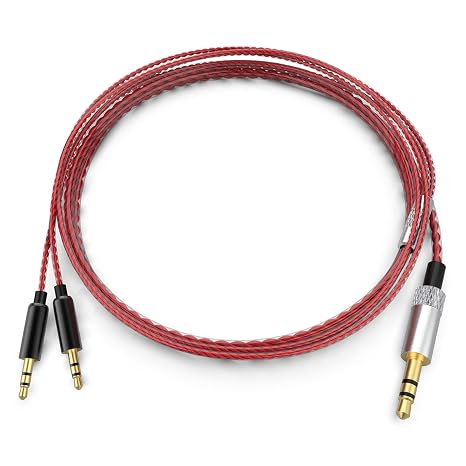 Sol Republic Cable Compatible with Sol Republic Tracks HD, HD2, Sol Republic V8, V10, V12, X3 Headphones, for iPhone, Samsung, Android Phone, 4ft