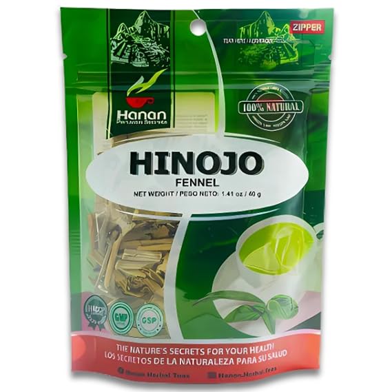 Hanan Peruvian Secrets Hinojo 100% Natural Fennel1.41oz / 40g - Naturally Aids in Fighting Stomach Discomfort and Seasonal Allergies