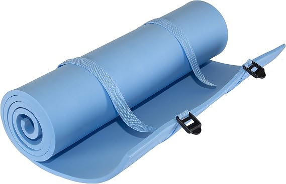 Stansport Pack Lite Camping & Backpacking Sleeping Pad Lightweight Closed Cell Foam Mat Waterproof & Puncture-Proof Roll-Up Portable Design for Hiking & Outdoor Sleep Straps Included