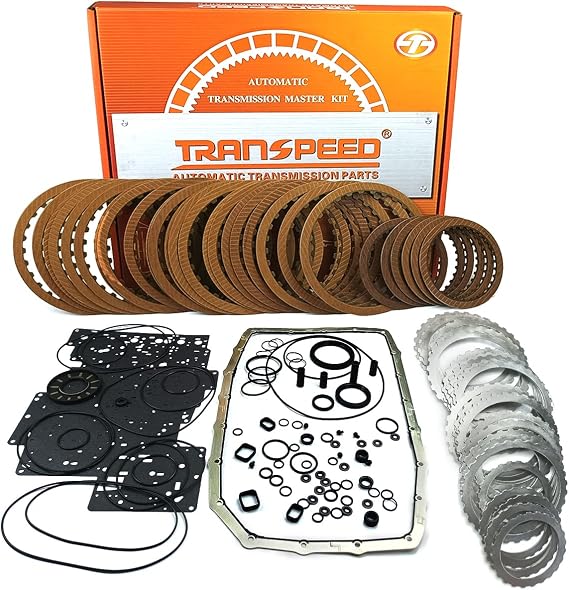 TRANSPEED 6R80 Automatic Transmission Rebuild Master Kit Overhaul Kit Clutch Plates Steel Plates Gearbox Compatible With FORD EXPLORER LINCOLN NAVIGATOR MAZDA