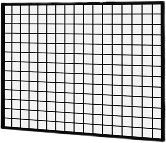 Gridwall Panels,Heavy Duty Commercial Grade Retail Display Racks,Photo Grid Wall Shelf,Home Bedroom Office Grid Storage Units,Store Shopfitting Decorative Shelves,Black,47.25X23.63In