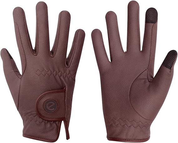 eGlove eQUEST GripPro Winter Edition - Thermal Lined Horse Riding Gloves - Touchscreen Friendly!