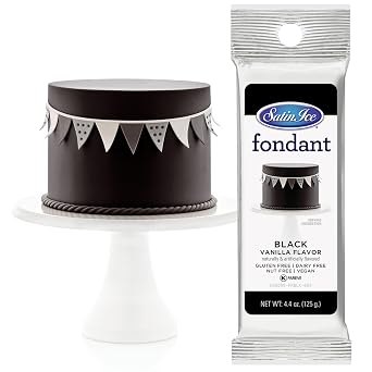Satin Ice Fondant for Cake Decorating, Peach Petal 4.4 Ounce