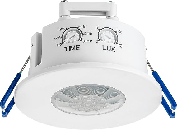 SEBSON Motion Sensor Flush-Mounted Indoor Range 8 m / 360°