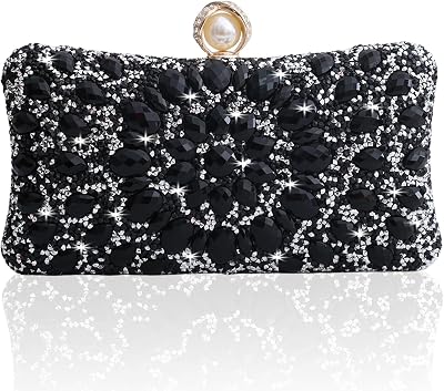 Sparkly Womens Evening Clutch Purses Rhinestone Bag Luxury Handbags For Weddings Formal Prom Party