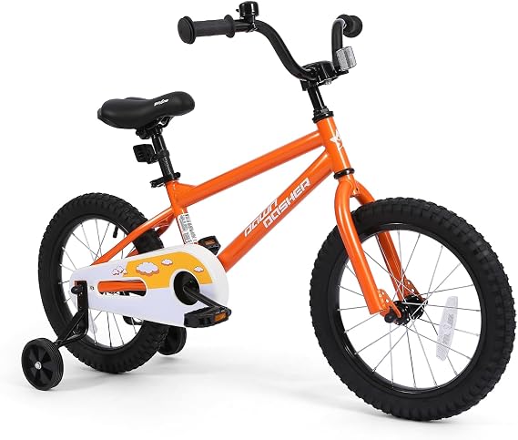 bicystar Kids Bike with Training Wheels, BMX Bicycle with Pedals for 2-4 Year Old Boys Girls, Birthday Gift