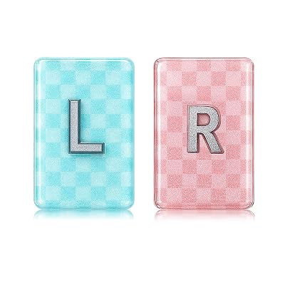 2 Pack 1.5 x 1 X-Ray Markers Resin with Lead Letters Tech Markers Gift for Radiology Tech Nurses, Reusable & WashablePink and Blue,Plaid