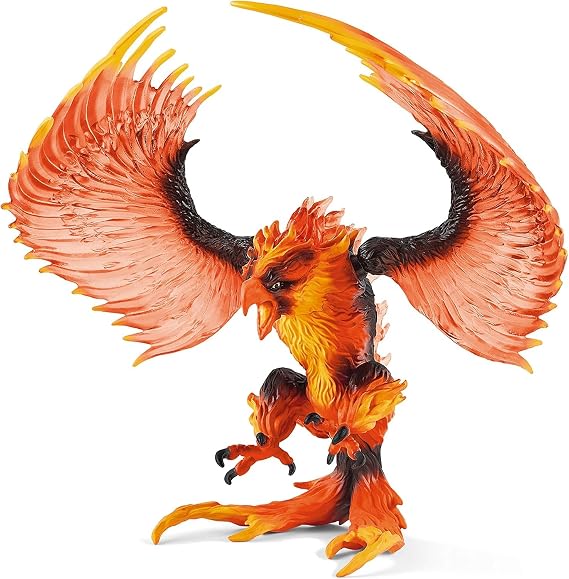 Schleich ELDRADOR - 4.9" Figurine Fire eagle - Fantasy - Detailed Toy - Creature - For Boys and Girls - Kids Ages 6+ | 42511
