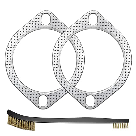 Strongthium 3.5 Inch 89mm Exhaust Pipe Flange Gasket 3.5" 2 Bolt