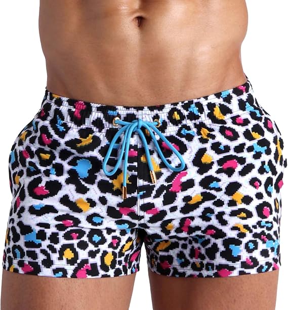 Bang Men's Swimwear - Show Shorts - Stretchy Quick-Dry Elasticated Waitsband Shorter Length Beach Trunks