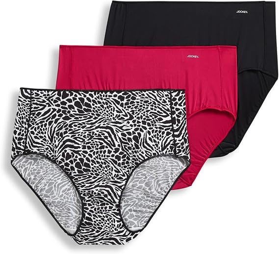 Jockey Women's Underwear No Panty Line Promise Hip Brief - 3 Pack