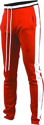 SCREENSHOT-Track Pants S41700 Mens Premium Slim Athletic Fitness Lifestyle Workout Bottoms - Classic Fit