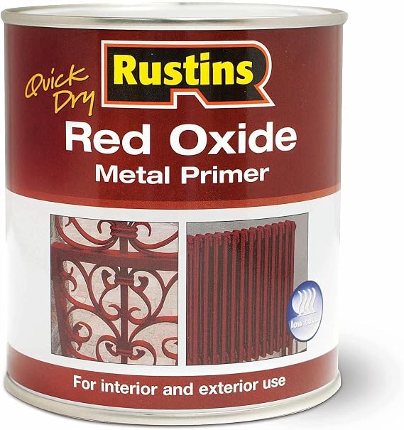 Rustins Red Oxide Metal Primer 500ml/16.9fl oz - single pack
