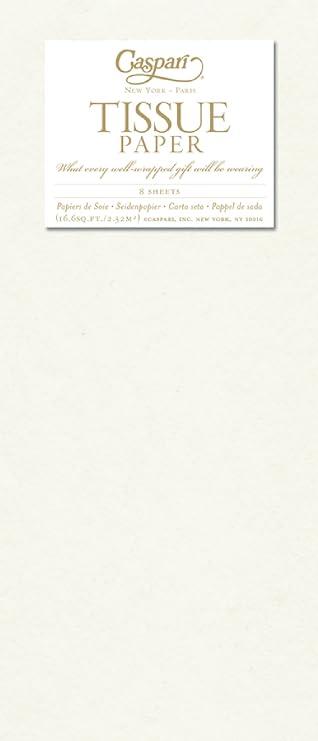 Entertaining with Caspari Tissue Paper, Ivory, 8-Sheets