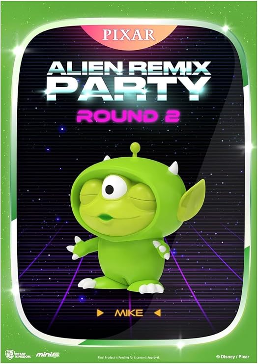 Beast Kingdom Toy Story: Alien Remix Party Round 2 MEA-033 Mini Egg Attack 8-Piece Figure Set, Multicolor