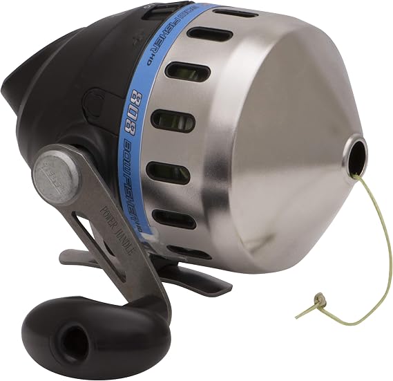 Zebco 808 Bowfisher Spincast Fishing Reel, Pre-Spooled with Braided Fishing Line