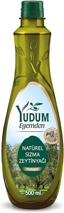 Yudum Egemden Yumuşak Lezzet 500 ml Sızma Zeytinyağı Pet