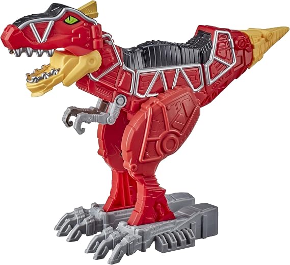 Power Rangers Dino Charge T-Rex Zord Toy Inspired by Special Beast Morphers Episode Red Action Figure Jumps Chomps Head Moves for Kids Ages 4 and Up