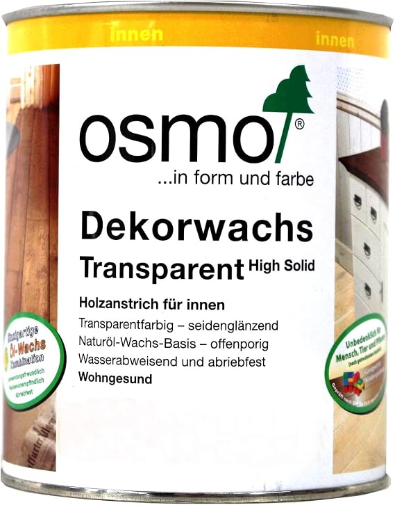 Osmo Wood Wax Finish Transparent 750ml - Beech - 3128