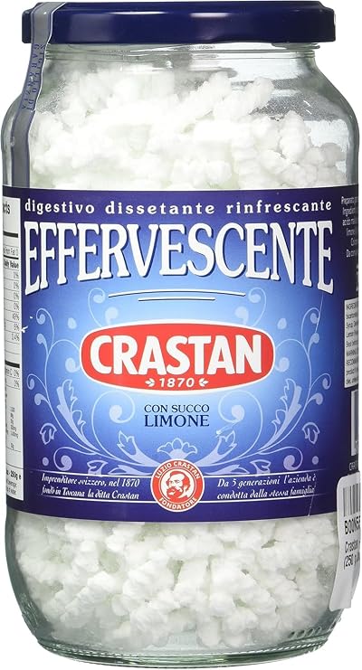 Crastan - Effervescente Limone (250 g Jars) 8.8 oz