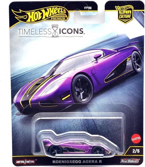 MATTEL Hot Wheels - CAR CULTURE - TIMELESS ICONS - KOENIGSEGG AGERA R Timeless Icons - KENIGSEG AGERA R