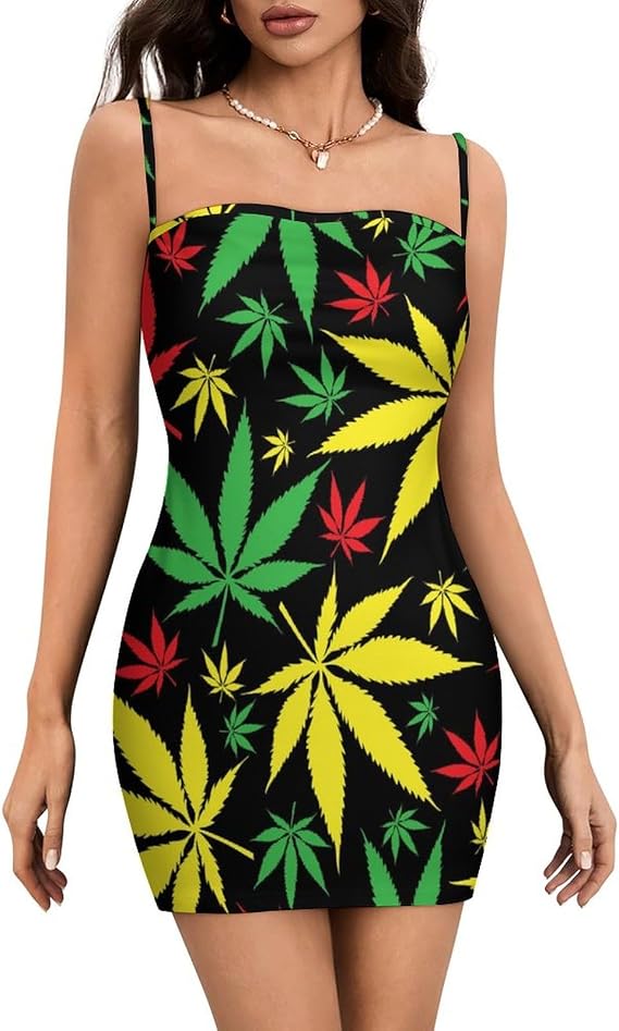 Rabbit Bra Dress Women's Casual Strap Dress
