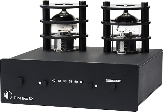 Pro-Ject Tube Box S2 Black - Phono Preamp
