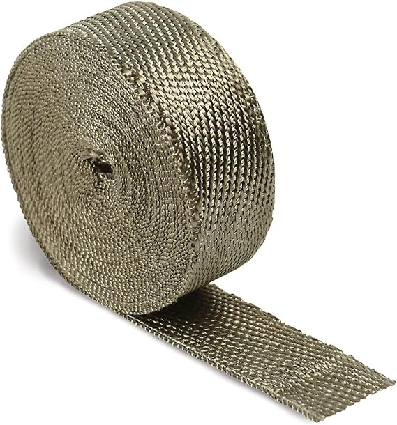 Design Engineering 010127 Titanium 2" x 50' Exhaust Heat Wrap with LR Technology