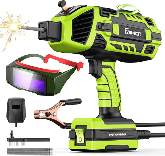 Portable Welding Machine 220V ARC Welder Gun Fits for Multi-Sizes Rods