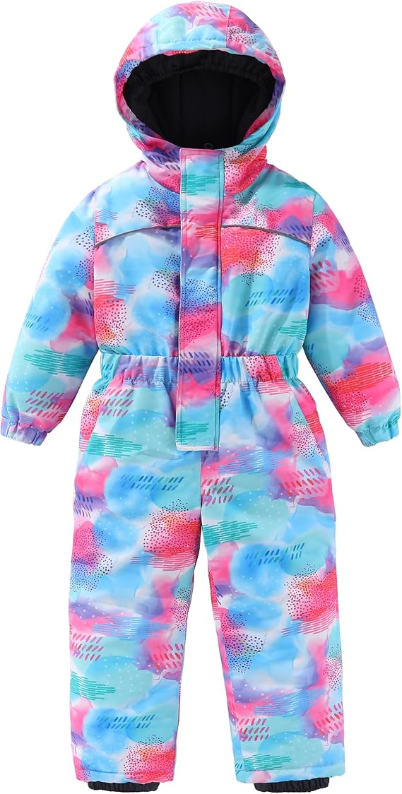 M2C Boys Girls One Piece Snowsuit Winter Warm Ski Coveralls