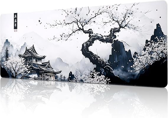 Extra Large Gaming Mouse Mat 1200x400mm Oversize (B) | Non Slip Mouse Pad, XXL Mouse Pad, Mouse Mat L Extended, Desk Mat with Rubber Base, Mouses Pad Laptop for Office and Home