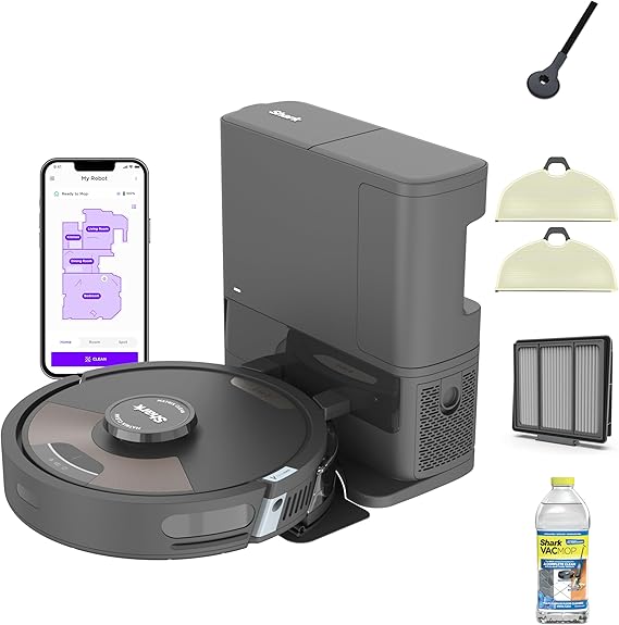 Shark Matrix Plus 2-in-1 Robot Vacuum & Mop, Black/Mocha Silver, AV2630WA