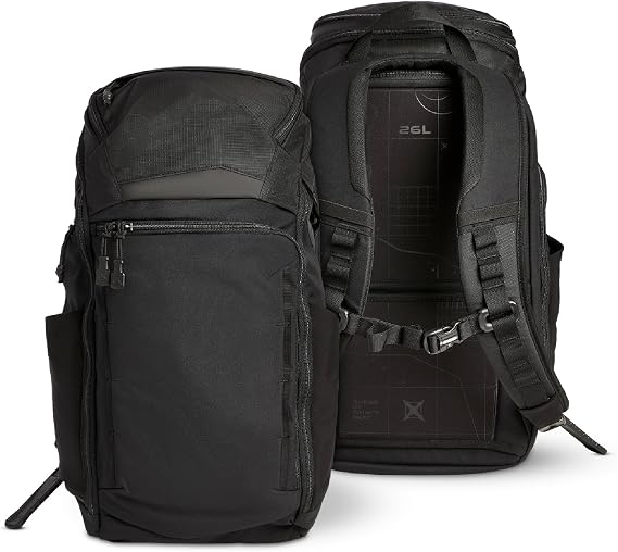 Vertx Gamut Pack Everyday Backpack - Versatile Design - Ideal for Travel, Work and Outdoor Adventures, Black, Taglia unica, Gamut 26 Litre Pack