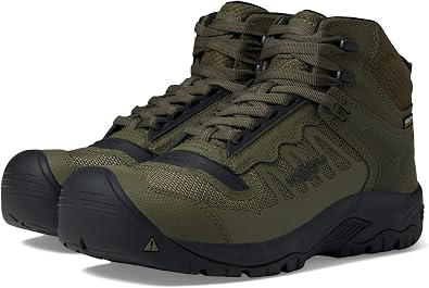 KEEN Utility Mens Reno Mid Height Composite Toe Waterproof Work Boots