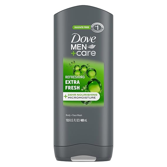 DOVE MEN + CARE Body and Face Wash Refreshing Extra Fresh Body Wash13.5 oz