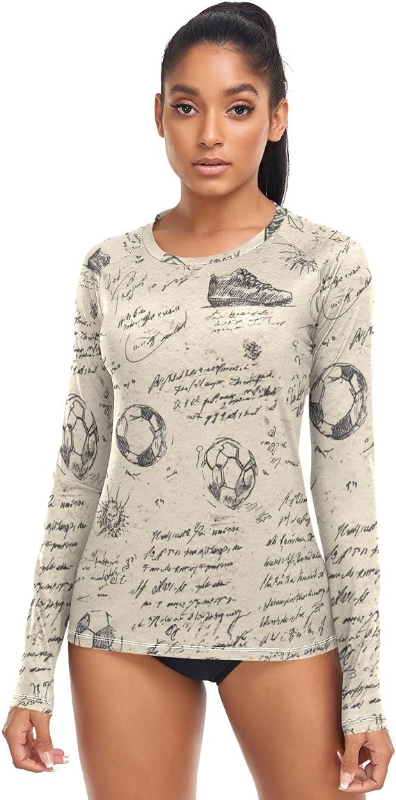 Rash Guard for Women Rashguard Shirts Sun Shirt Uv Protection Clothing Upf50+ Long Sleeve Shirts