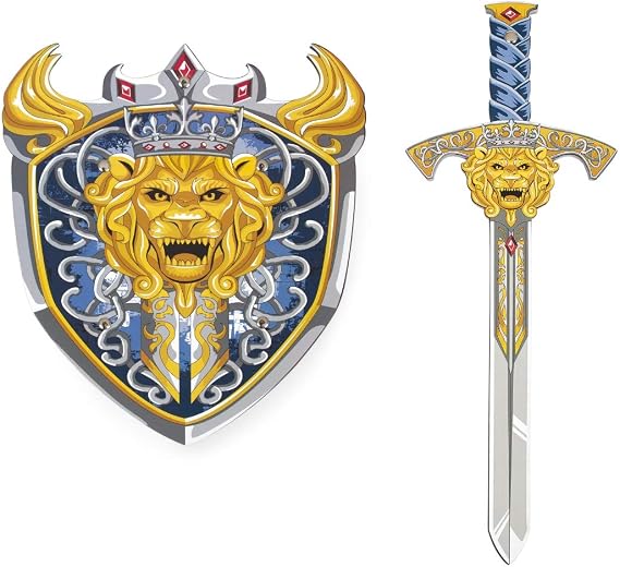 Little Adventures Foam Pretend Play Toy Shield & Sword Set (Prince)